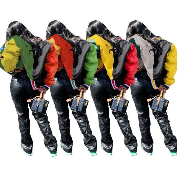 women's jackets women's jacket autumn and winter style breasted design casual fashion printed patchwork multicolor for women, Black;brown
women's jackets women's jacket autumn and winter style breasted design casual fashion printed patchwork multicolor for women, Black;brown