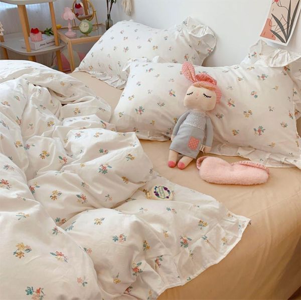 bedding sets fairyfair pastoral flower set girl,single double cotton twin full home textile bed sheet pillow case duvet cover
bedding sets fairyfair pastoral flower set girl,single double cotton twin full home textile bed sheet pillow case duvet cover