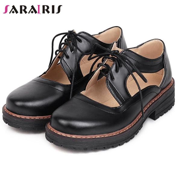dress shoes sarairis office female round toe sewing lace up low heels pumps 2021 chunky heel solid women spring woman, Black
dress shoes sarairis office female round toe sewing lace up low heels pumps 2021 chunky heel solid women spring woman, Black