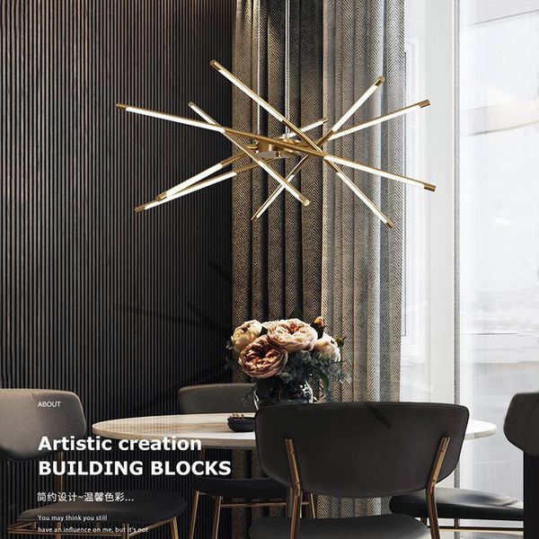 modern chandeliers nordic style restaurant dining/living room black gold silica gel frame hanging fixed multiple heads lamps 
modern chandeliers nordic style restaurant dining/living room black gold silica gel frame hanging fixed multiple heads lamps