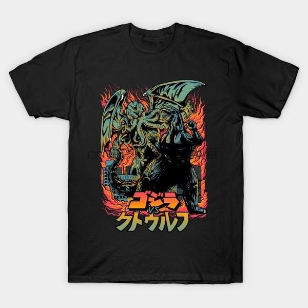 men's t-shirts foshion printing cotton t-shirt cthulhu godzillo mens funny t shirts, White;black
men's t-shirts foshion printing cotton t-shirt cthulhu godzillo mens funny t shirts, White;black
