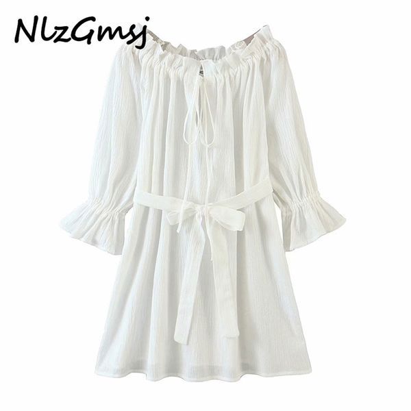 nlzgmsj france off shoulder drawstring women dress vintage sashes dresses loose vestidos 210628, Black;gray
nlzgmsj france off shoulder drawstring women dress vintage sashes dresses loose vestidos 210628, Black;gray