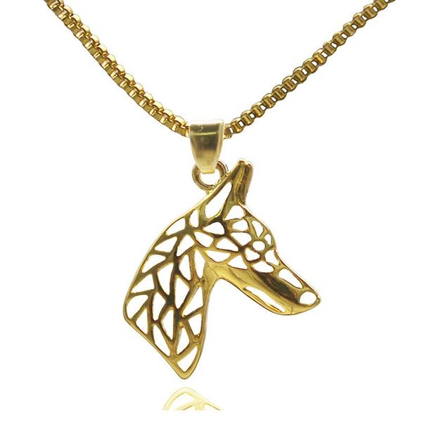 pendant necklaces doberman jewelry dog gold color animal for pet lovers tiny women's gift stores, Silver
pendant necklaces doberman jewelry dog gold color animal for pet lovers tiny women's gift stores, Silver