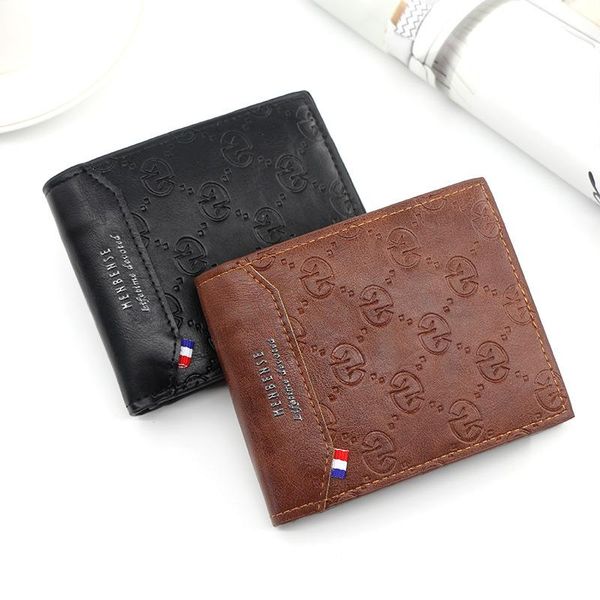 wallets style men's wallet short embossed pattern fashion casual purses, Red;black
wallets style men's wallet short embossed pattern fashion casual purses, Red;black