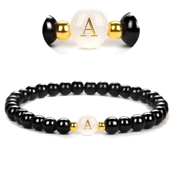charm bracelets a-z capital letter for women men couple shell mother of pearl black onyx 6mm bracelet 26 alphabet initial name jewelry, Golden;silver
charm bracelets a-z capital letter for women men couple shell mother of pearl black onyx 6mm bracelet 26 alphabet initial name jewelry, Golden;silver
