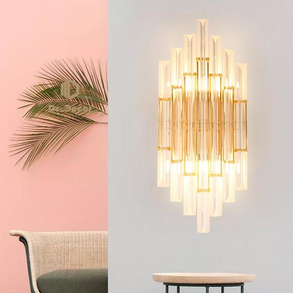 wall lamp american country crystal golden luxury villa el corridor aisle living room light fixtures home decor
wall lamp american country crystal golden luxury villa el corridor aisle living room light fixtures home decor