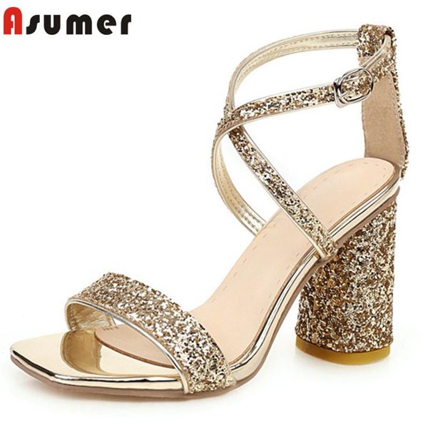 arrival women sandals sequins buckle super high heel simple fashion party shoes ladies big size 46, Black
arrival women sandals sequins buckle super high heel simple fashion party shoes ladies big size 46, Black
