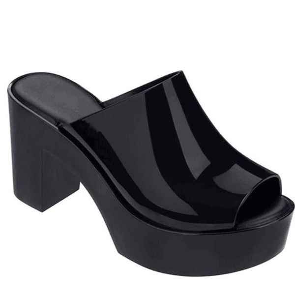 dress shoes gigifox 2021 brand female pump heels super high heel with platform summer leisure casual woman jelly mules pumps, Black
dress shoes gigifox 2021 brand female pump heels super high heel with platform summer leisure casual woman jelly mules pumps, Black