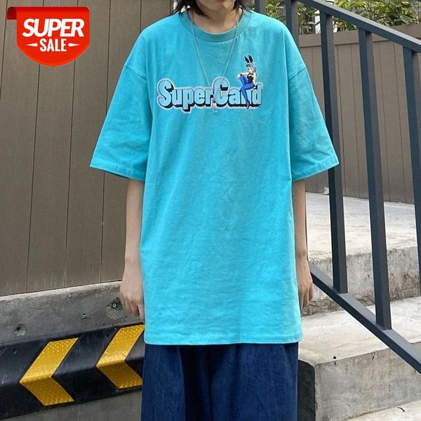 short-sleeved t-shirt female new korean version of the letter printing loose blue student half-sleeved trend #ic0e, White
short-sleeved t-shirt female new korean version of the letter printing loose blue student half-sleeved trend #ic0e, White