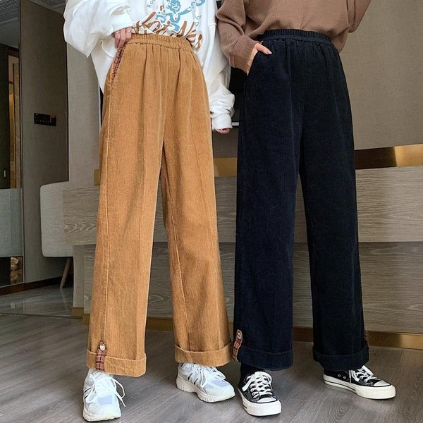 women's pants & capris women vintage oversized pant corduroy baggy girls solid harajuku wide leg loose streetwear high waist casual tro, Black;white
women's pants & capris women vintage oversized pant corduroy baggy girls solid harajuku wide leg loose streetwear high waist casual tro, Black;white