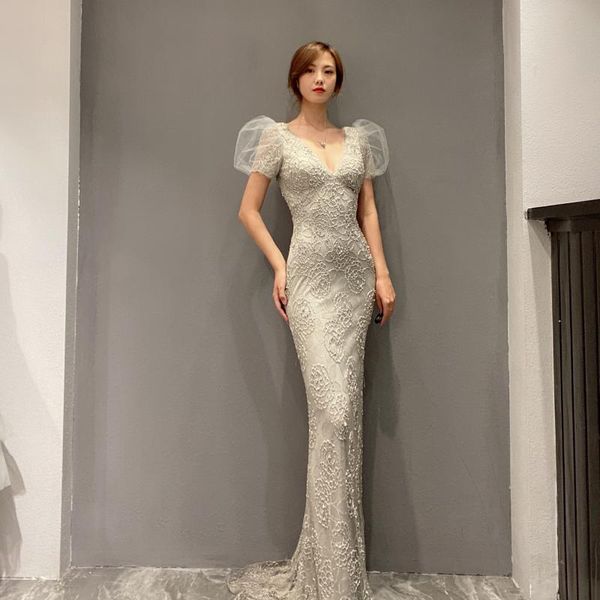 party dresses luxury sparkly evening women full handmade beaded accent prom gown design, White;black
party dresses luxury sparkly evening women full handmade beaded accent prom gown design, White;black