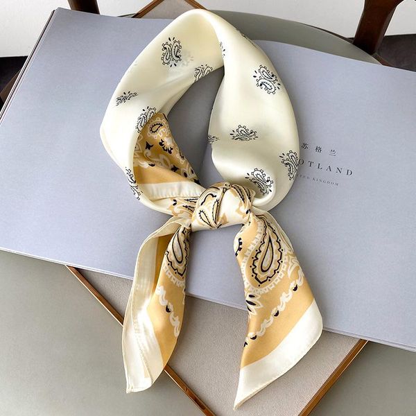 scarves 2021 women silk scarf print hair shawl and wraps female bandana square bag fashion lady neckerchief hijab summer, Blue;gray
scarves 2021 women silk scarf print hair shawl and wraps female bandana square bag fashion lady neckerchief hijab summer, Blue;gray