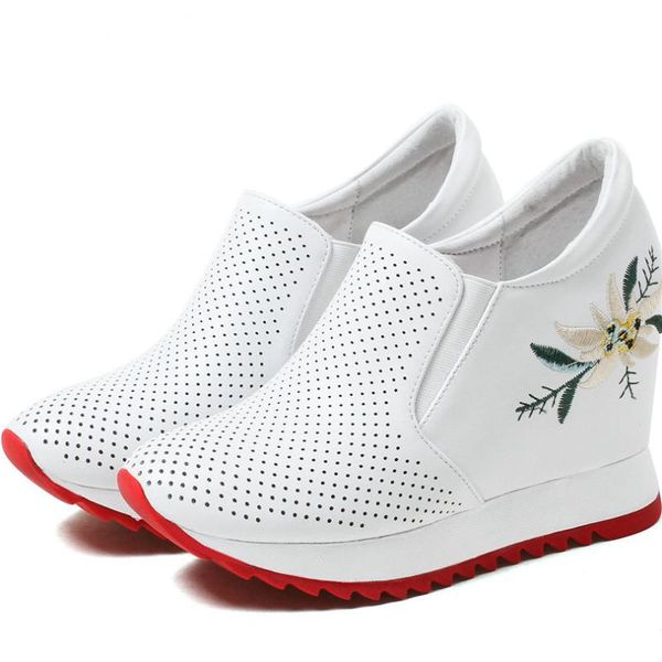 fashion tennis casual shoes women cow leather wedges heel platform pumps breathable summer sandals round toe high heels creepers dress, Black
fashion tennis casual shoes women cow leather wedges heel platform pumps breathable summer sandals round toe high heels creepers dress, Black