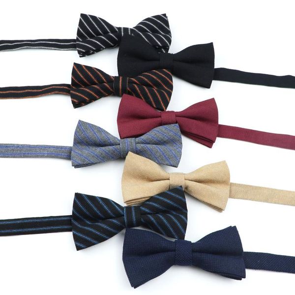 bow ties 2021 fashion butterfly classical striped solid color bowknot super soft mens tie party wedding daily wholesale accessories, Black;gray
bow ties 2021 fashion butterfly classical striped solid color bowknot super soft mens tie party wedding daily wholesale accessories, Black;gray