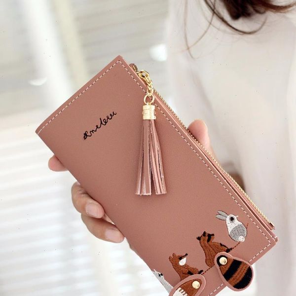 cute womens wallet lovely cartoon animals long leather female coin purse hasp zipper women girl card holder, Red;black
cute womens wallet lovely cartoon animals long leather female coin purse hasp zipper women girl card holder, Red;black