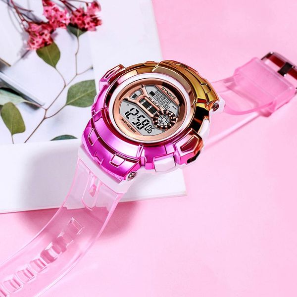 wristwatches synoke watch women fashion led luminous electronic alarm clock sport digital zegarek, Slivery;brown
wristwatches synoke watch women fashion led luminous electronic alarm clock sport digital zegarek, Slivery;brown
