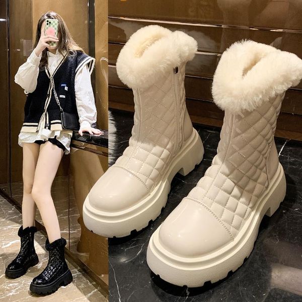 boots women's winter 2021 fashion fur plush white snow for women black beige platform ankle boot female designer
boots women's winter 2021 fashion fur plush white snow for women black beige platform ankle boot female designer