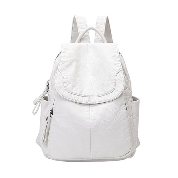 summer washed soft leather female backpack fashion casual large capacity suitable for outdoor travel college school bag 211215
summer washed soft leather female backpack fashion casual large capacity suitable for outdoor travel college school bag 211215