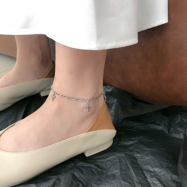 s925 sterling silver cross smiling face women's old design anklet student jewelry friend 4069nxq68ef3, Red;blue
s925 sterling silver cross smiling face women's old design anklet student jewelry friend 4069nxq68ef3, Red;blue