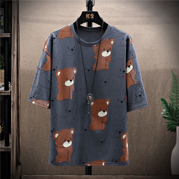 men's t-shirts brand bear print tshirts men summer comfortable 100% cotton preppy style black o-neck t-shirt male drop 68ll, White;black
men's t-shirts brand bear print tshirts men summer comfortable 100% cotton preppy style black o-neck t-shirt male drop 68ll, White;black