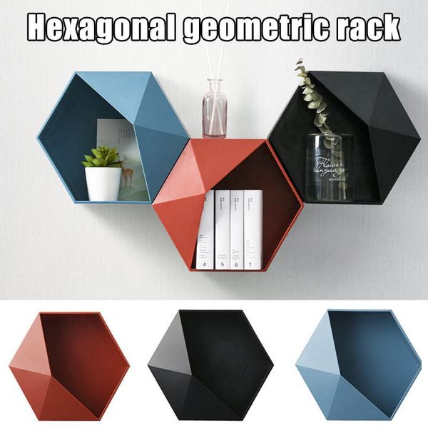 hooks & rails geometric hexagonal storage shelf nordic wall bracket floating display stand pot holder i88
hooks & rails geometric hexagonal storage shelf nordic wall bracket floating display stand pot holder i88