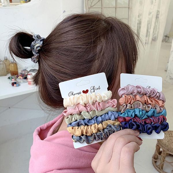 hair accessories 6pcs/lot fashion simple basic elastic bands tie ponytail holder rubber scrunchies headband for girl women accessorie
hair accessories 6pcs/lot fashion simple basic elastic bands tie ponytail holder rubber scrunchies headband for girl women accessorie