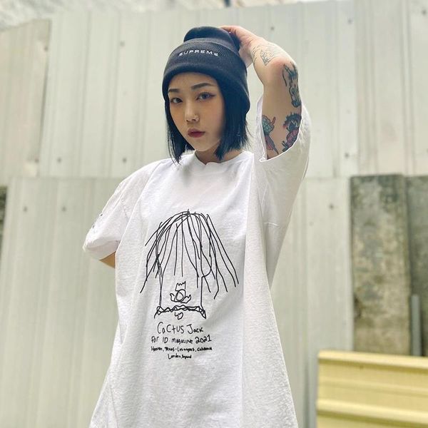 men's t-shirts travis scocactus jack the ua issue t-shirt hand painted portrait printed cotton men women short sleeve t shirt, White;black
men's t-shirts travis scocactus jack the ua issue t-shirt hand painted portrait printed cotton men women short sleeve t shirt, White;black