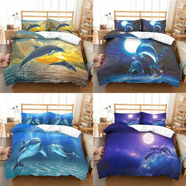 home textile luxury 3d dolphin print 2/3pcs comfortable duvet cover pillowcase bedding sets and king eu/us/au size
home textile luxury 3d dolphin print 2/3pcs comfortable duvet cover pillowcase bedding sets and king eu/us/au size