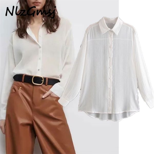 blouse women metallic thread striped transparent shirts for white button up shirt long sleeve collar woman 210628
blouse women metallic thread striped transparent shirts for white button up shirt long sleeve collar woman 210628