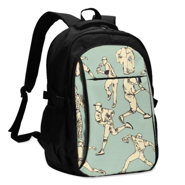 backpack usb charge women baseball sport action student letters print school bag teenager girls
backpack usb charge women baseball sport action student letters print school bag teenager girls