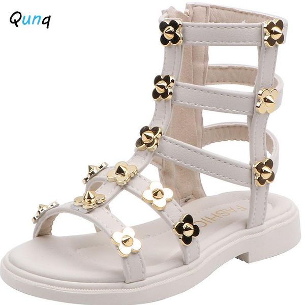 qunq girls gladiator sandals summer fashion rivets kids shoes for girl soft bottoms zipper high-children roman boots, Black;red
qunq girls gladiator sandals summer fashion rivets kids shoes for girl soft bottoms zipper high-children roman boots, Black;red