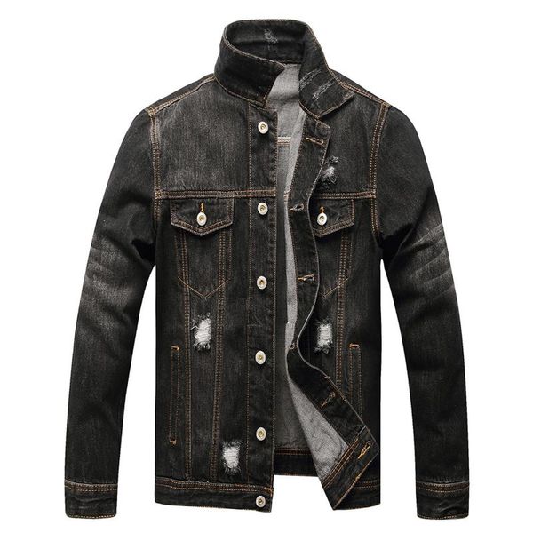 men's jackets loose collar pocket denim jacket men clothes jaqueta masculina chaquetas varsity ropa hombre, Black;brown
men's jackets loose collar pocket denim jacket men clothes jaqueta masculina chaquetas varsity ropa hombre, Black;brown