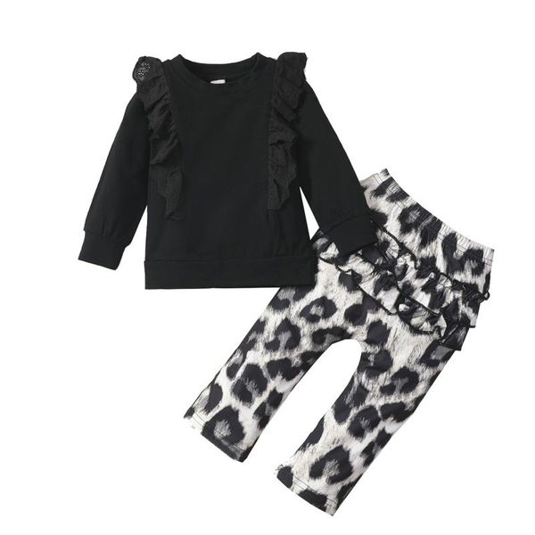 clothing sets baby girls boys little t-shirt and trousers suit fashion solid long sleeve leopard pants outfits, White
clothing sets baby girls boys little t-shirt and trousers suit fashion solid long sleeve leopard pants outfits, White