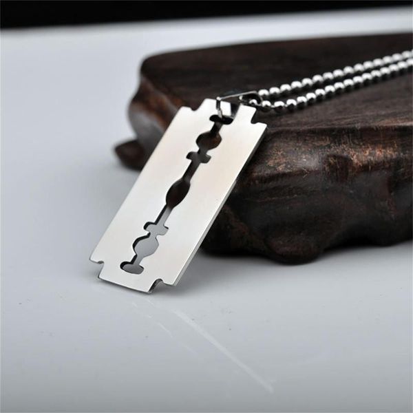 chains men's stainless steel blade pendant and chain necklace, silver classic fashion creative decorative artwork
chains men's stainless steel blade pendant and chain necklace, silver classic fashion creative decorative artwork