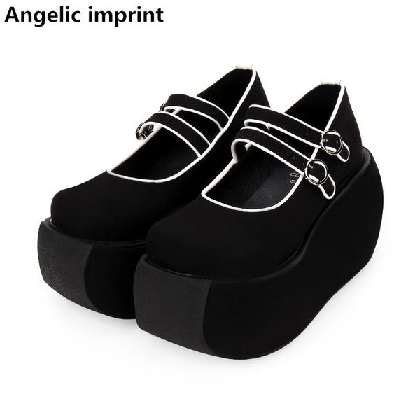 dress shoes angelic imprint woman mori girl lolita cosplay lady high wedges heels pumps women princess party buckles 33-47, Black
dress shoes angelic imprint woman mori girl lolita cosplay lady high wedges heels pumps women princess party buckles 33-47, Black