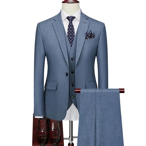 men's suits & blazers (jacket+vest+pants)est fashion homme suit business mens wedding for men ternos masculinos slim fit tuxedos 3piece, White;black
men's suits & blazers (jacket+vest+pants)est fashion homme suit business mens wedding for men ternos masculinos slim fit tuxedos 3piece, White;black