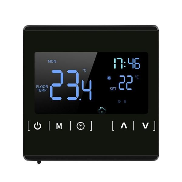 smart home control 110v 120v 220v 230v touch screen electric heating room thermostat temperature controller thermoregulator 16a floor heat
smart home control 110v 120v 220v 230v touch screen electric heating room thermostat temperature controller thermoregulator 16a floor heat