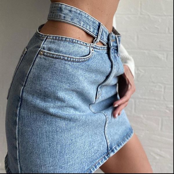 summer womens skirt hollow out high waist mini for women streetwear korean fashion casual zipper fly botton denim, Black
summer womens skirt hollow out high waist mini for women streetwear korean fashion casual zipper fly botton denim, Black