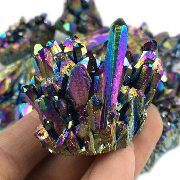 decorative objects & figurines natural quartz crystal titanium colorful rainbow mineral cluster irregular reiki healing specimen
decorative objects & figurines natural quartz crystal titanium colorful rainbow mineral cluster irregular reiki healing specimen