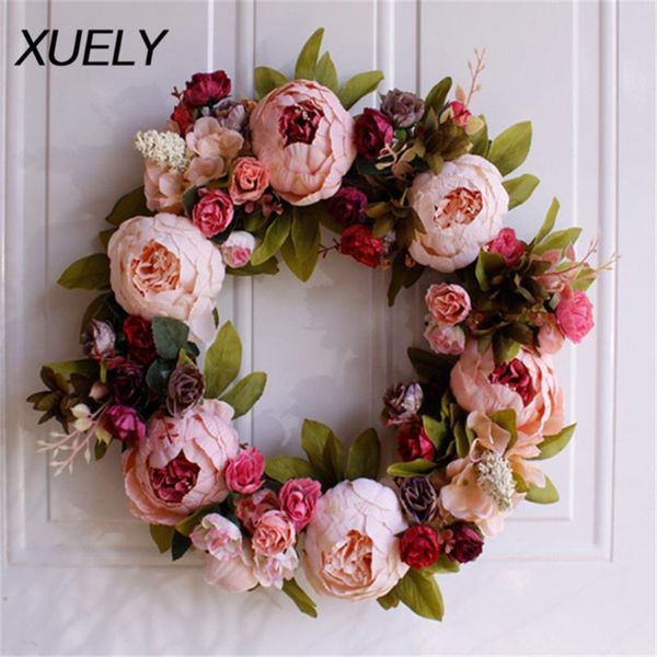 wedding wall peony wreath christmas door garland hanging ornament rattan round decoration artificial silk flower decorative flowers & wreath
wedding wall peony wreath christmas door garland hanging ornament rattan round decoration artificial silk flower decorative flowers & wreath