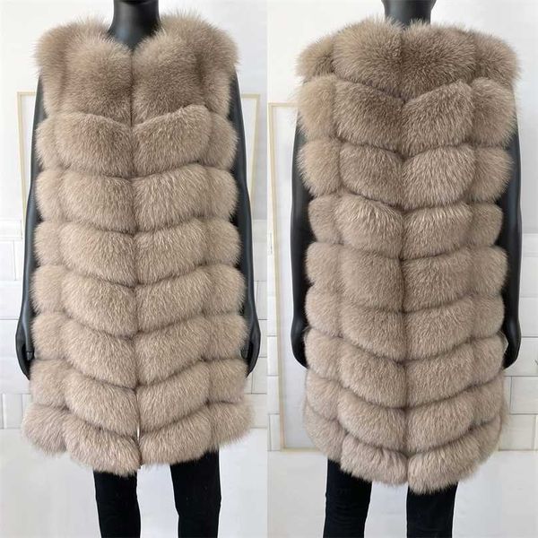 real fur coat women winter fashion natural vest classic luxury long jacket support wholesale 211220, Black
real fur coat women winter fashion natural vest classic luxury long jacket support wholesale 211220, Black