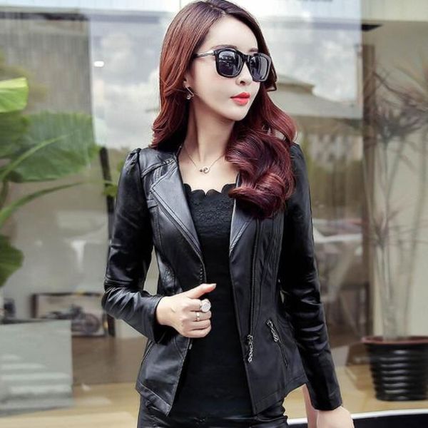 women's jackets plus size 4xl 5xl women bomber jacket black short pu leather camperas mujer slim faux motorcycle coat aq721, Black;brown
women's jackets plus size 4xl 5xl women bomber jacket black short pu leather camperas mujer slim faux motorcycle coat aq721, Black;brown