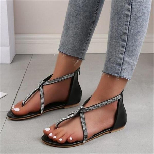 slippers flat bottom rhinestone large size women's summer fashion casual women shoes platform womens sandals slope heel slides, Black
slippers flat bottom rhinestone large size women's summer fashion casual women shoes platform womens sandals slope heel slides, Black