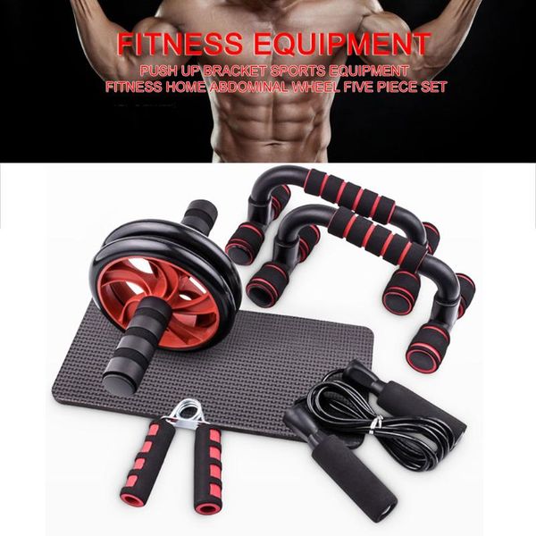 accessories 5 in 1 resistance bands push up stand bar abdominal wheel ab roller jump rope grip strength exercise home fitness equipment
accessories 5 in 1 resistance bands push up stand bar abdominal wheel ab roller jump rope grip strength exercise home fitness equipment