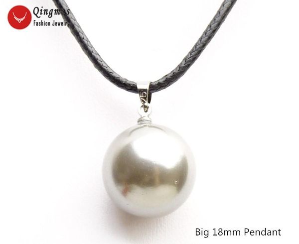 pendant necklaces qingmos gray pearl necklace for women with 18mm round sea shell jewelry chokers 17-18" cord chain n6487, Silver
pendant necklaces qingmos gray pearl necklace for women with 18mm round sea shell jewelry chokers 17-18" cord chain n6487, Silver