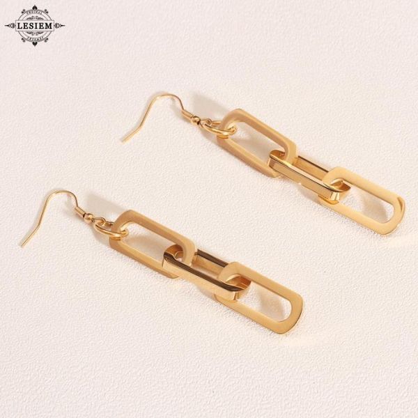 dangle & chandelier lesiem birthday gift 18kgp gold filled perfume women dangling earrings long rectangular hollow earings for luxury jewelr, Silver
dangle & chandelier lesiem birthday gift 18kgp gold filled perfume women dangling earrings long rectangular hollow earings for luxury jewelr, Silver