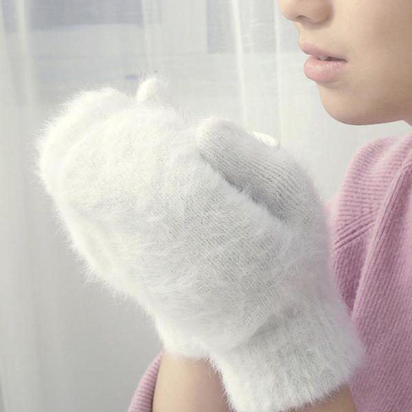 five fingers gloves wholesale wool female winter mittens factory outlet fur fingerless women girls, Blue;gray
five fingers gloves wholesale wool female winter mittens factory outlet fur fingerless women girls, Blue;gray