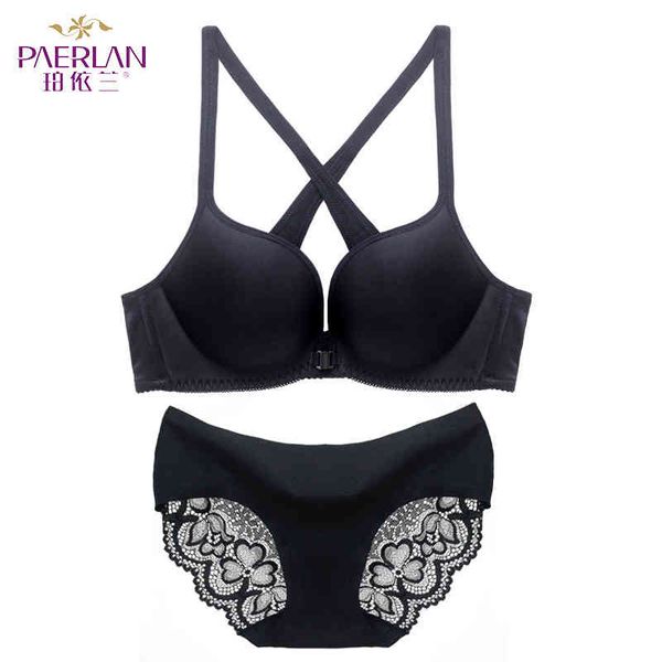 paerlan seamless lingerie women set ladies underwear solid specials push up high-end brand romantic temptation bra, Red;black
paerlan seamless lingerie women set ladies underwear solid specials push up high-end brand romantic temptation bra, Red;black