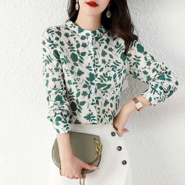 women's blouses & shirts chikichi literary chiffon broken printed shirt fall 2021 fashion stand collar long sleeve casual women, White
women's blouses & shirts chikichi literary chiffon broken printed shirt fall 2021 fashion stand collar long sleeve casual women, White