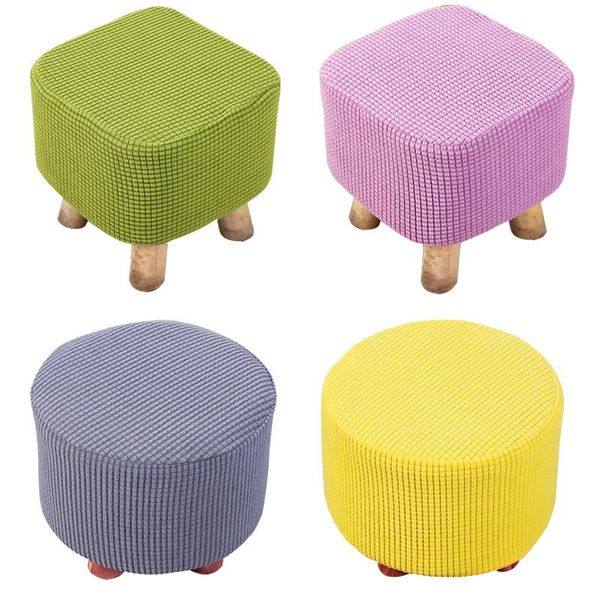 solid color square stool covers thick stretch knitting round seat living room chair cover home universal protector
solid color square stool covers thick stretch knitting round seat living room chair cover home universal protector